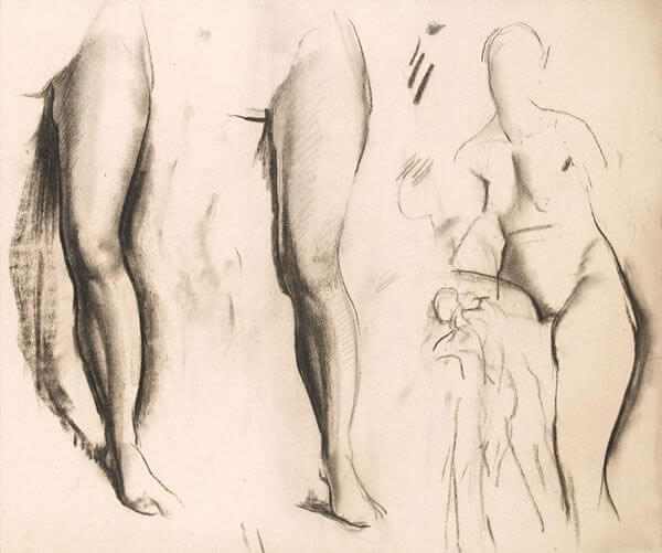 James Stroudley - Study of female legs