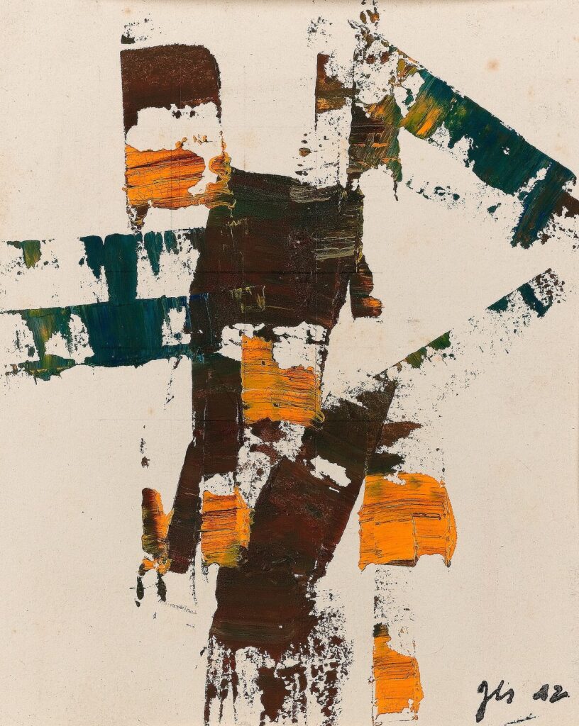 John Cecil Stephenson - Abstract with brown