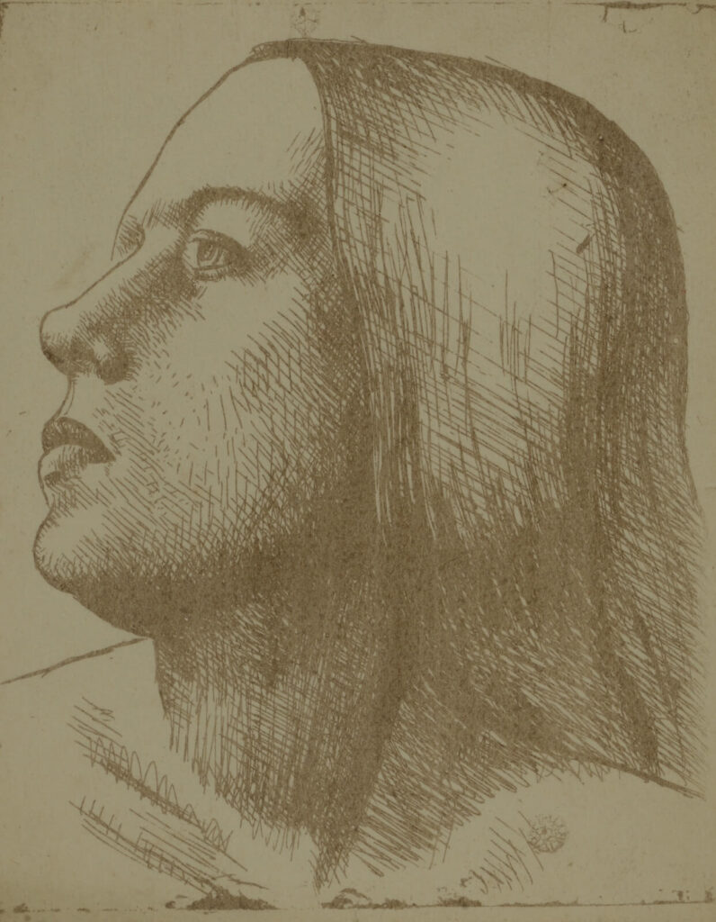 John Luke - Head of a Girl in Profile