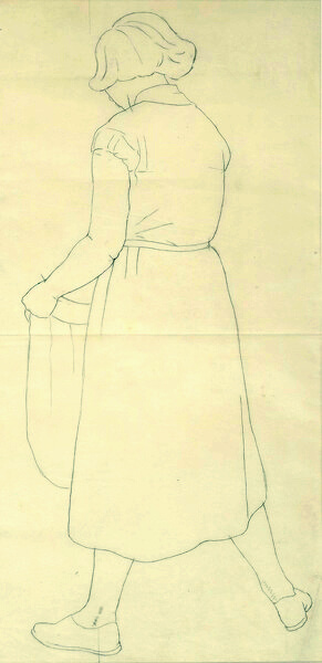 John Luke - Study for Judith and Holofernes