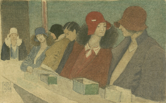 Joseph Southall - Matinee train