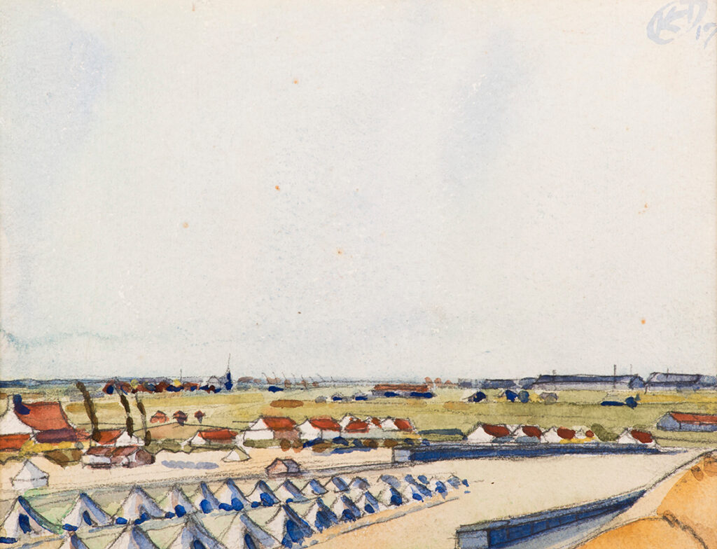 Karl Hagedorn - A Camp in Flanders