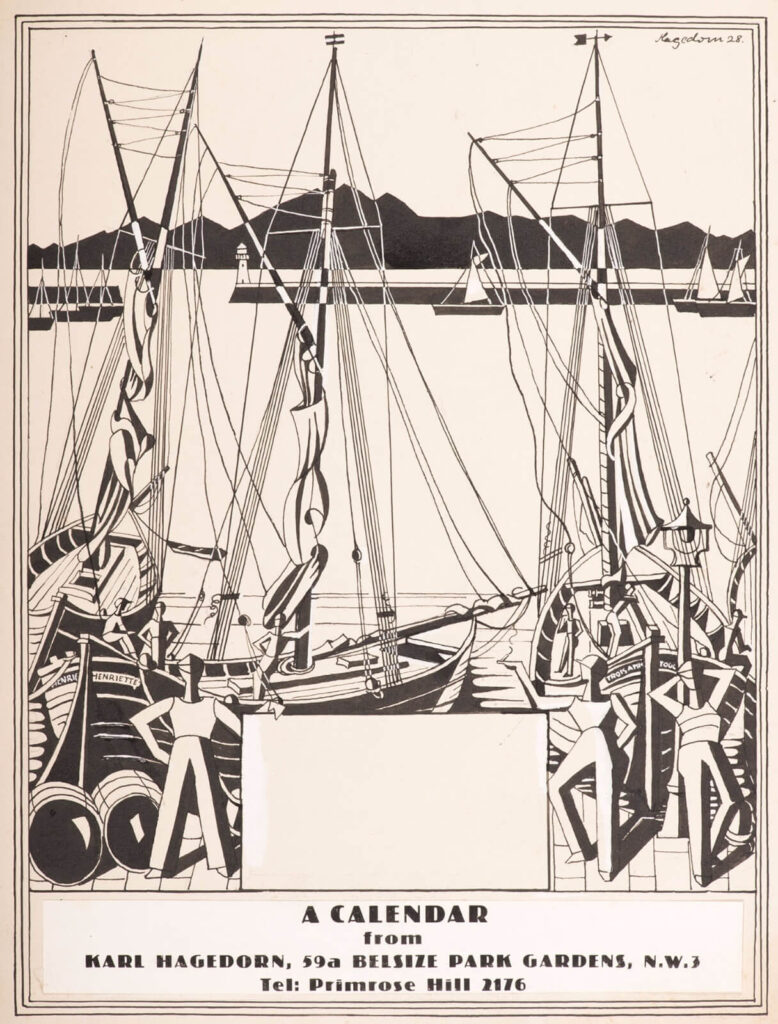 Karl Hagedorn - Calendar design
