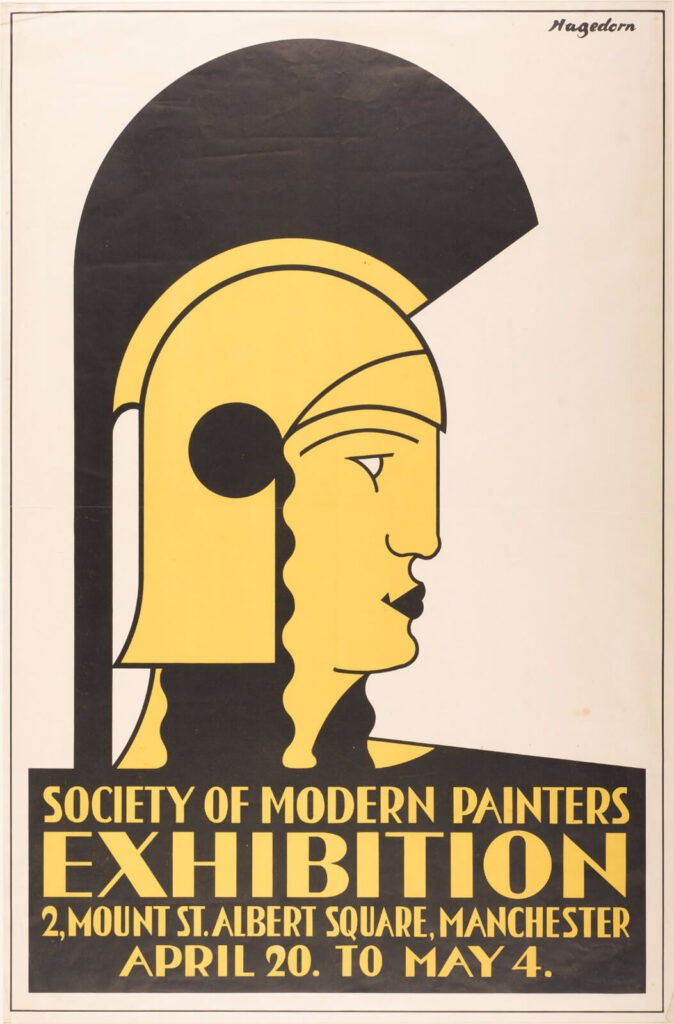 Karl Hagedorn - Poster: Society of Modern Painters Exhibition