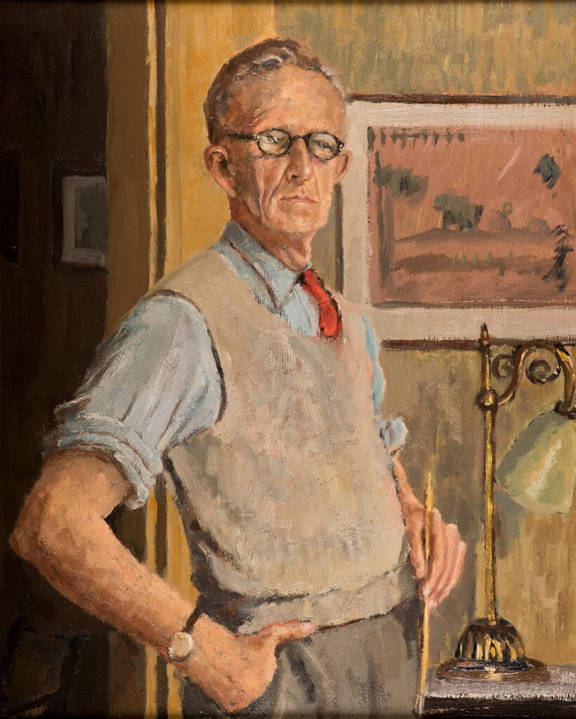 Karl Hagedorn - Self-portrait