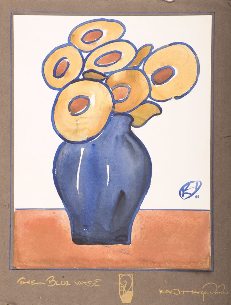 Karl Hagedorn - The Blue Vase