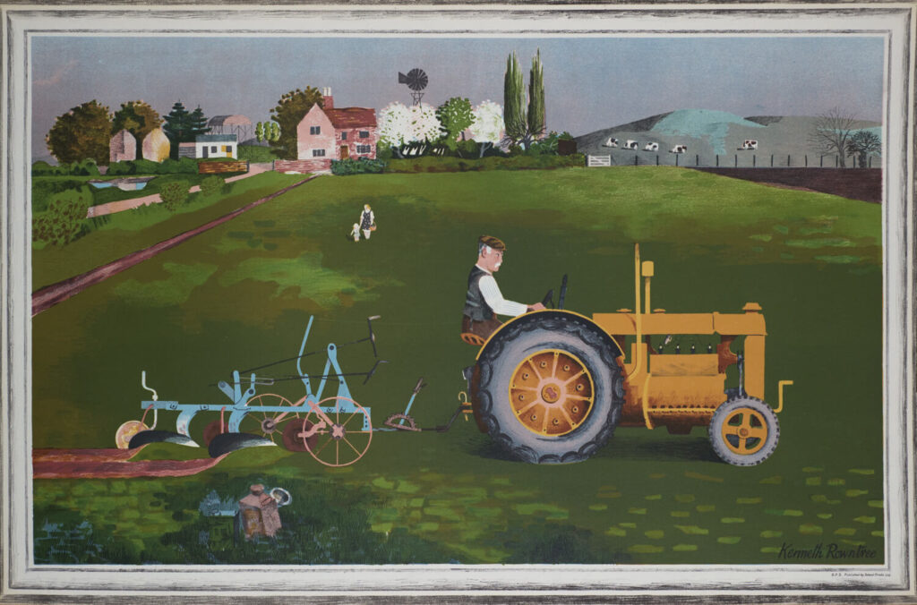 Kenneth Rowntree - Tractor in Landscape