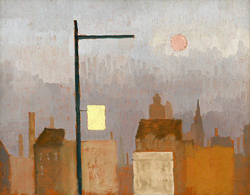 Kenneth Rowntree - Tram Stop and Townscape