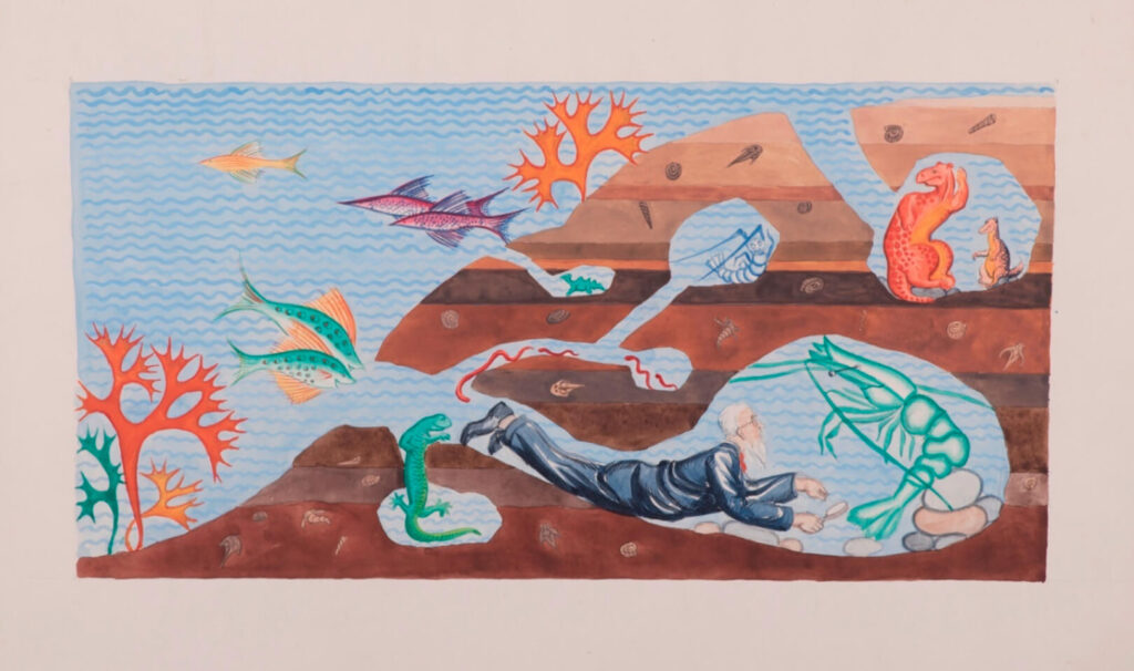 Marion Adnams - A two part design for a Nautical Mural