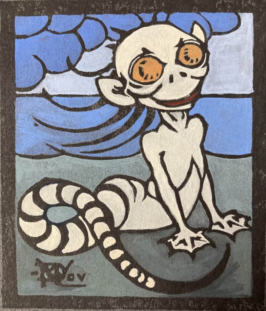 Marion Wallace Dunlop - A Google-Eyed Demon