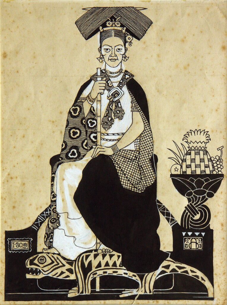 Maxwell Armfield - The Queen of the Darket