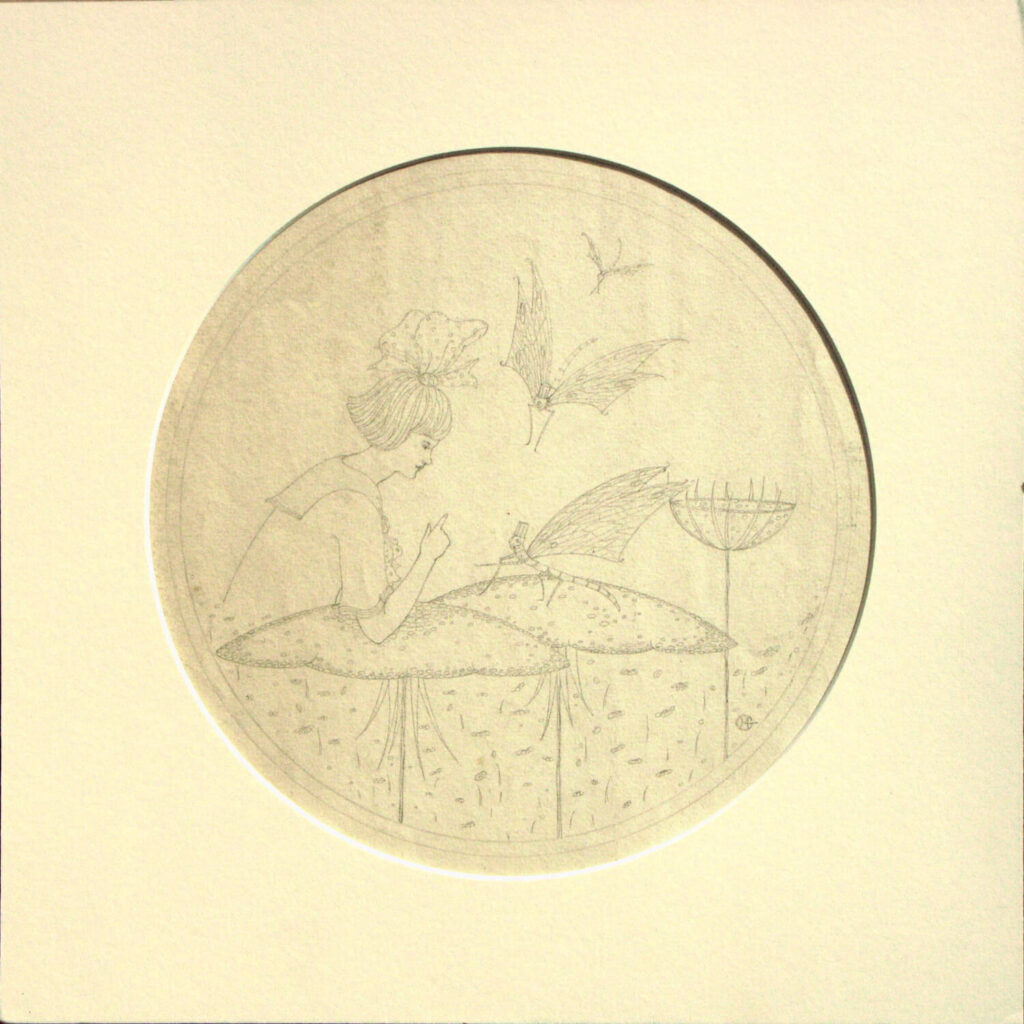 May Gardiner - Girl and dragonfly