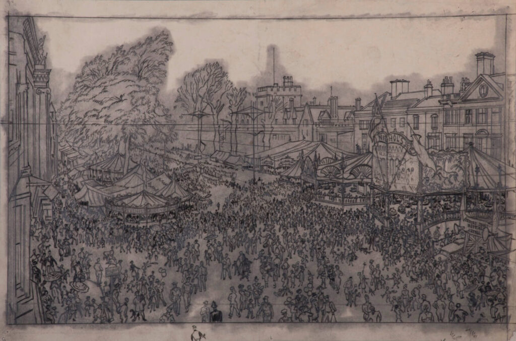 Muirhead Bone - St Giles Fair