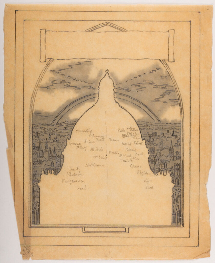 Muirhead Bone - Study for 'Came to Oxford'