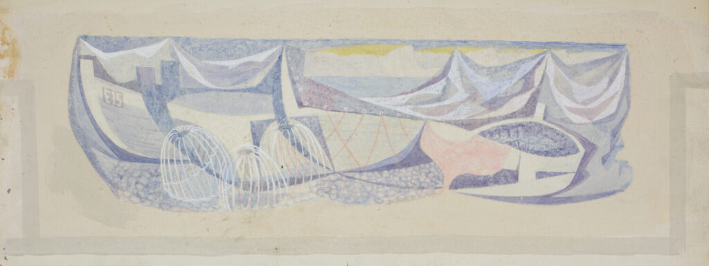 Patrick Venton - Boats and lobster baskets