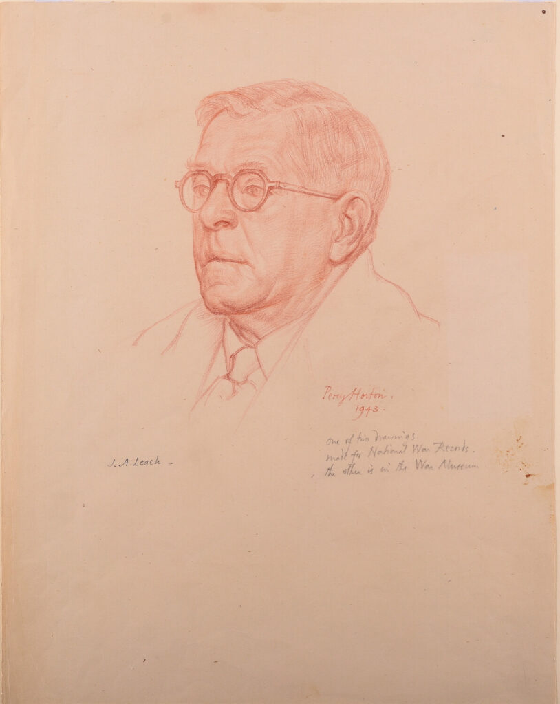 Percy Horton - Portrait of J.A. Leach
