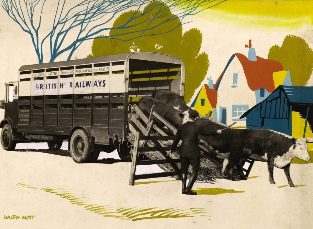 Ralph Mott - Poster Design for British Railways campaign