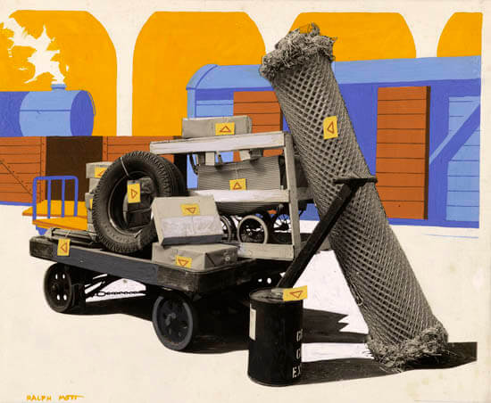 Ralph Mott - Send it C.O.D by Rail - Poster Design for G.W.R campaign