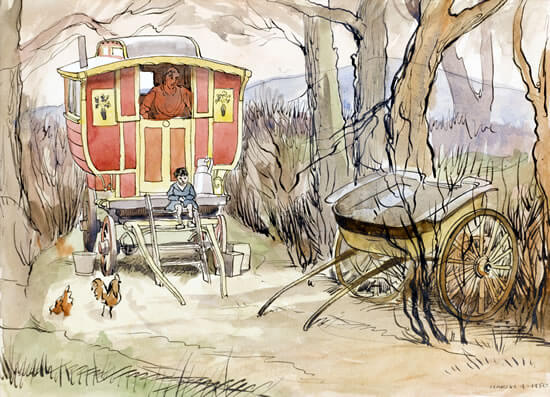 Raymond Sheppard - Caravan in the Woods
