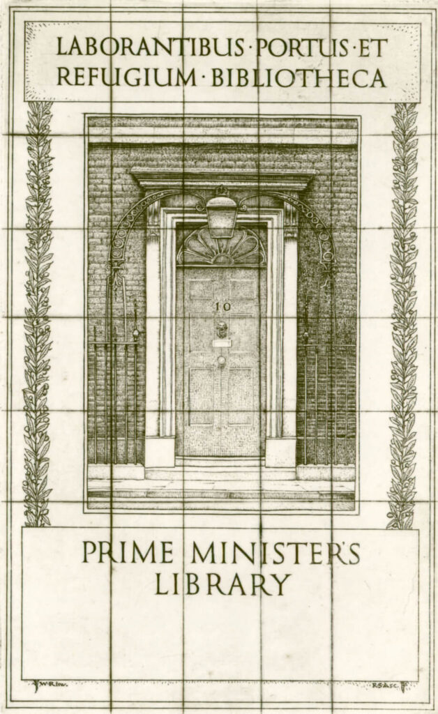 Robert Austin - Book Plate for the Prime Ministers Library (large version)
