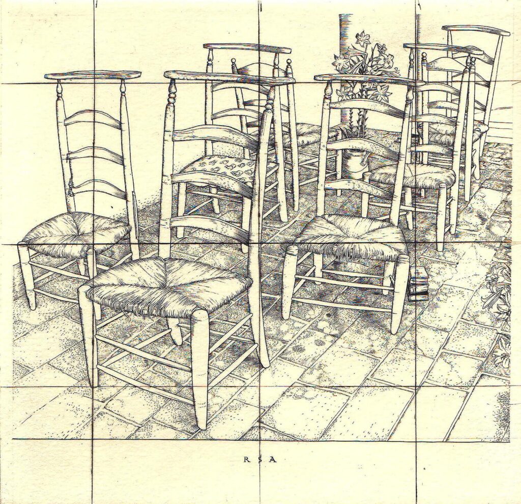 Robert Austin - Chairs - Concarneau (1949)