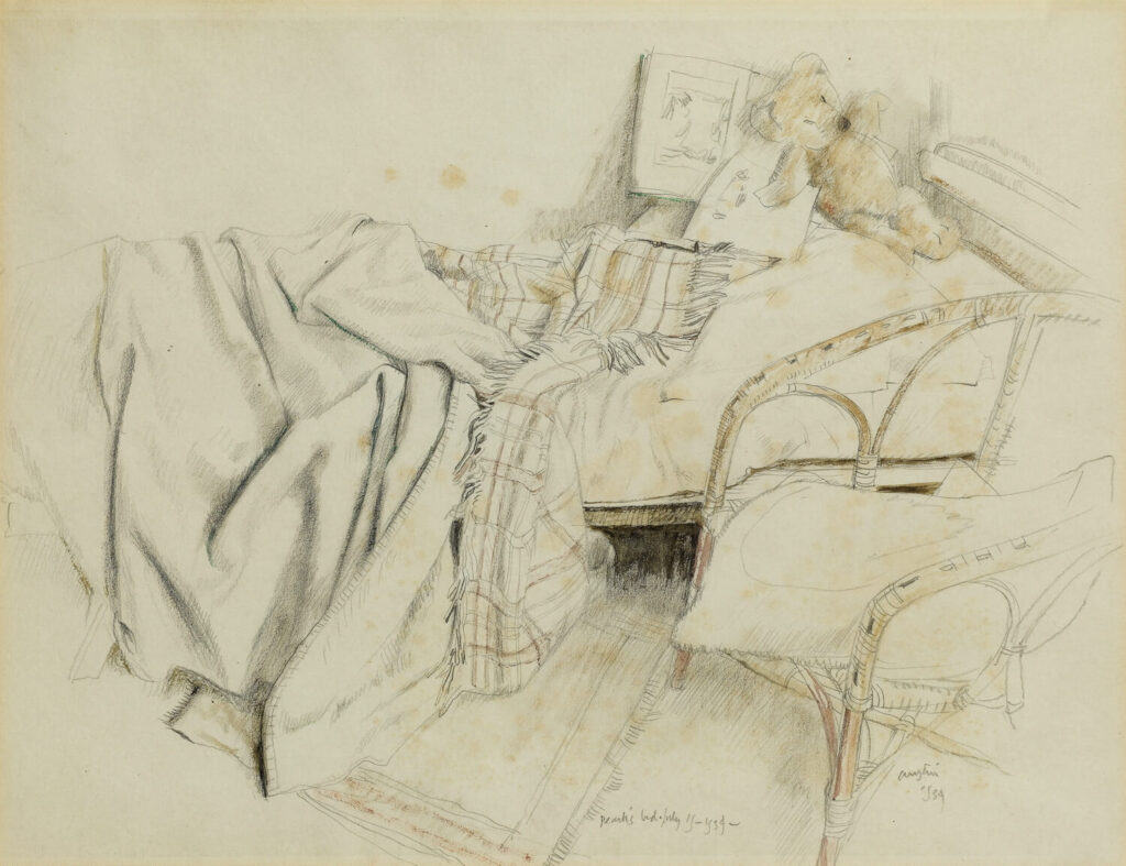 Robert Austin - Peach's Bed. July 1934