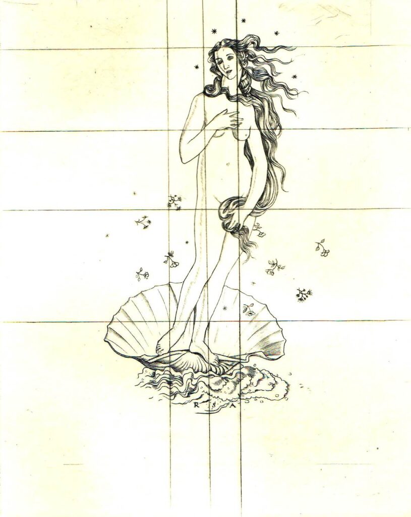 Robert Austin - The Birth of Venus (after Botticelli)