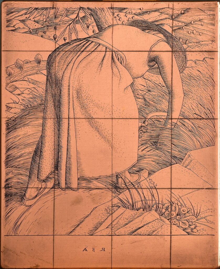 Robert Austin - Woman and Sickle