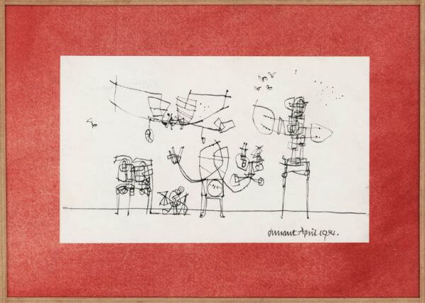 Roy Turner Durrant - Composition with flying form