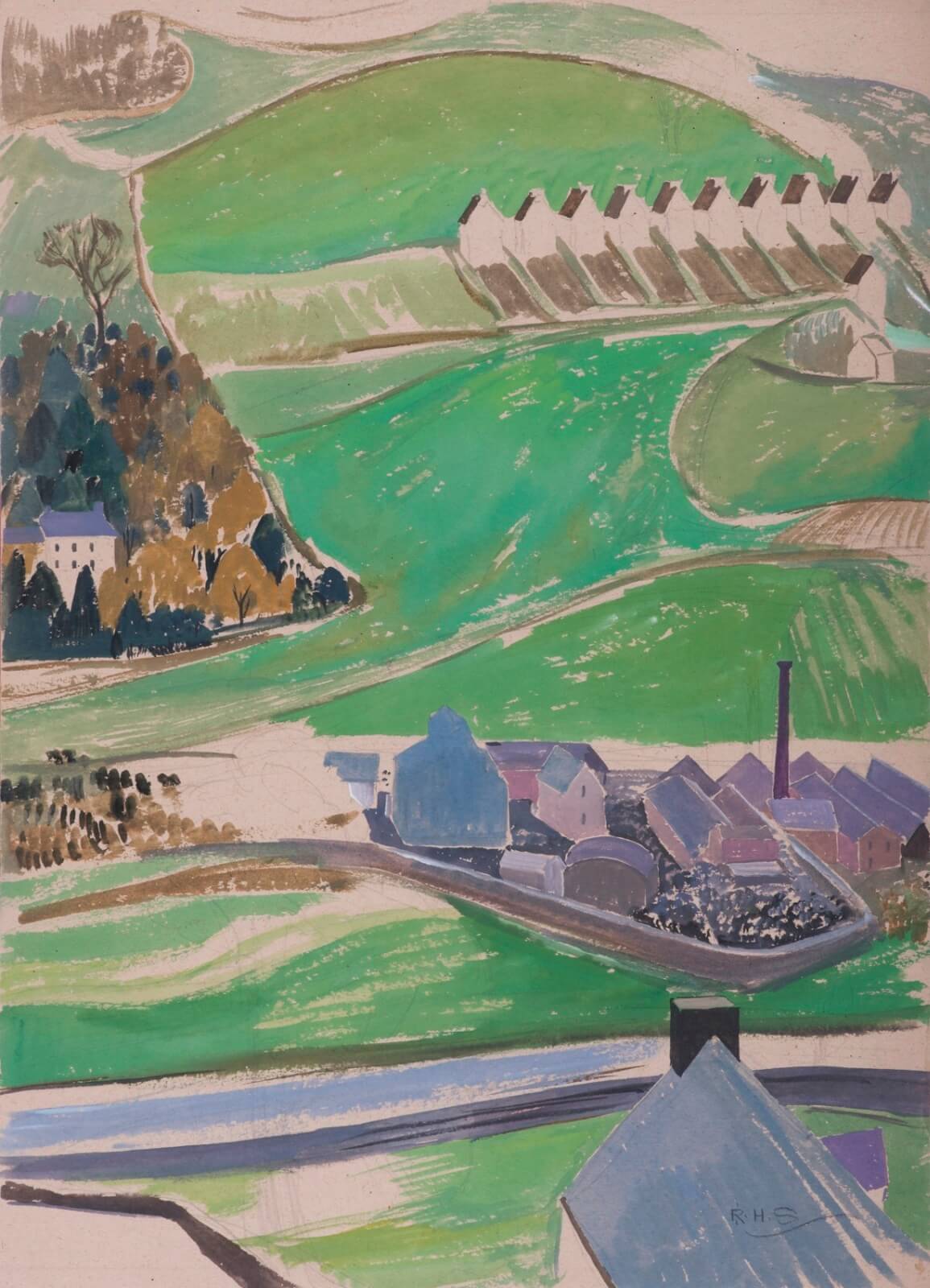 Landscape around Stroud - Modern British Art Gallery