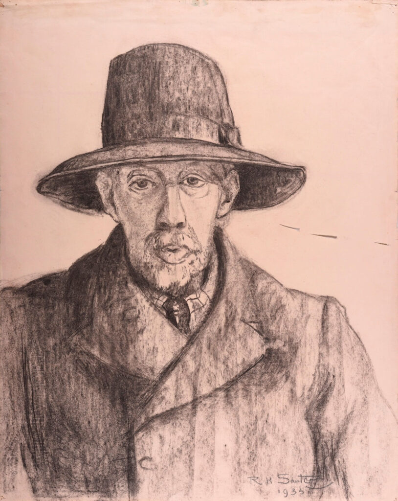 Rudolf Sauter - Portrait of Arthur William Symons (British poet
