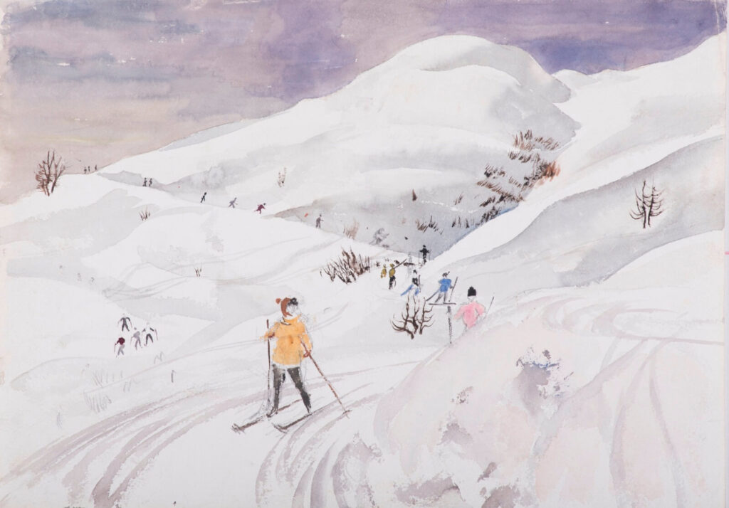 Rudolf Sauter - Skiing