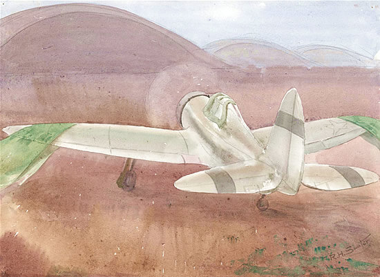 Rudolf Sauter - Study for The Phantom Eyre