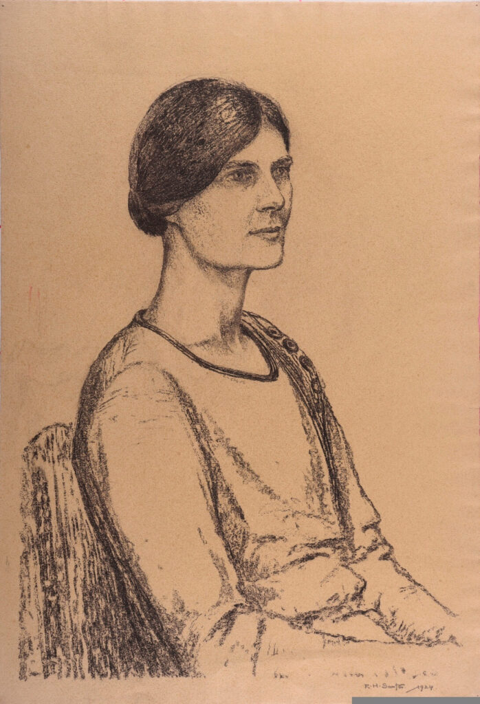 Rudolf Sauter - The artist's wife Viola