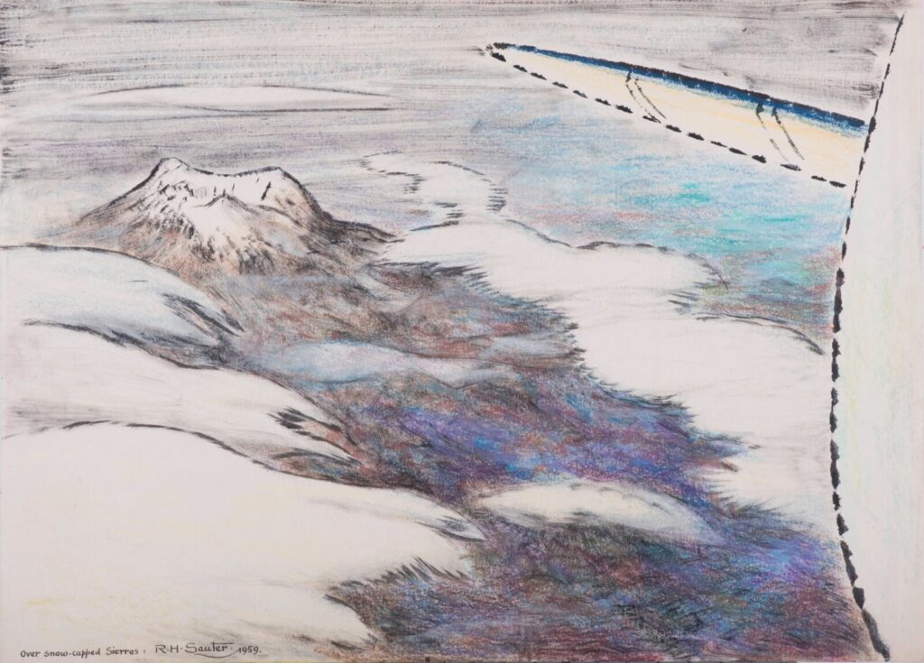 Rudolf Sauter - View from an aeroplane