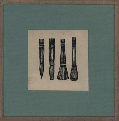 Stanley Lewis - Small Study of Paint Brushes