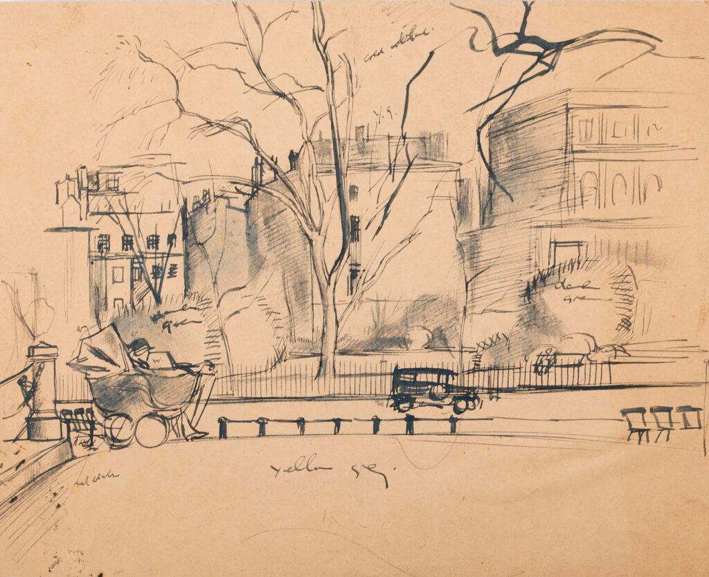 Stanley Lewis - Study of Hyde Park