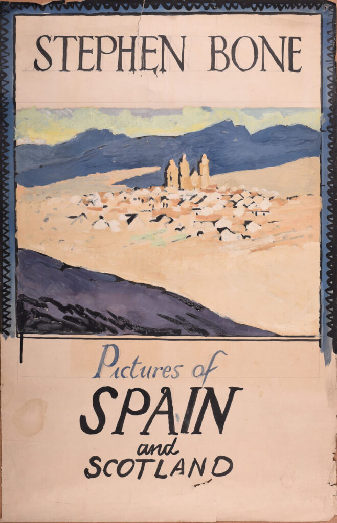 Stephen Bone - Design for poster; Pictures of Spain and Scotland