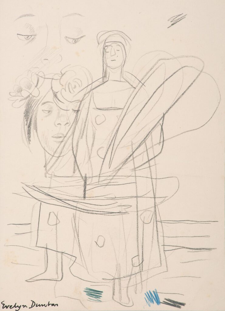 Study for allegorical figure