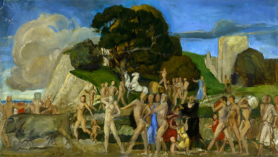 Victor Hume Moody - Crossing the Red Sea