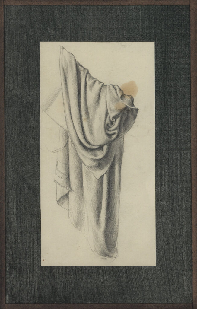 Victor Hume Moody - Drapery study