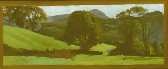 Victor Hume Moody - Malvern landscape