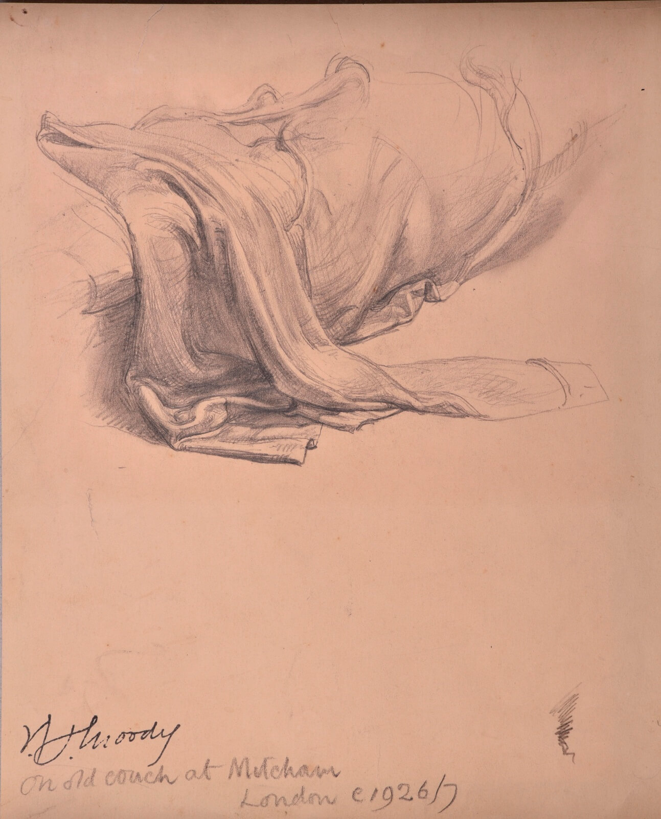 On Old Couch at Mitcham (?), London 1926 Modern British Art Gallery