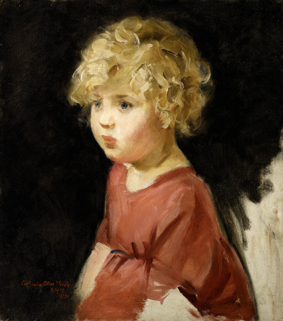 Victor Hume Moody - Portrait of Catherine Moody (the artist's daughter)