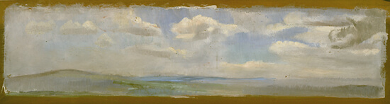 Victor Hume Moody - Study en plein air - The Malvern Hills