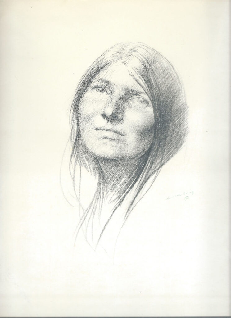 William Dring - Portrait of the artist Grace Elizabeth Rothwell