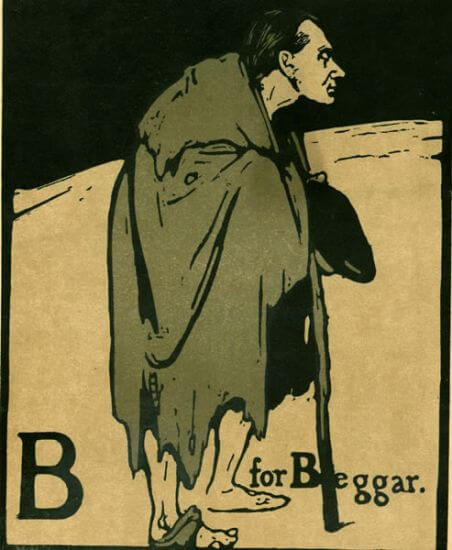 William Nicholson - B for Beggar