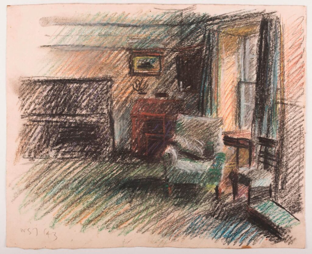 William S Taylor - Sitting room at Ambleside