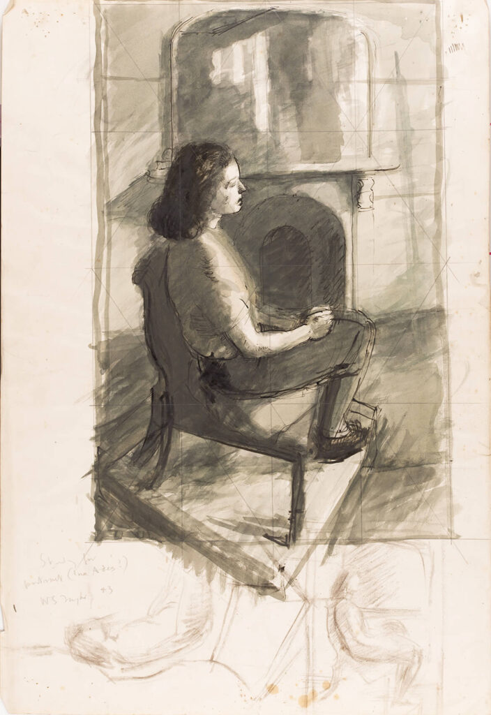 William S Taylor - Study for Portrait (Ina Ades ?)
