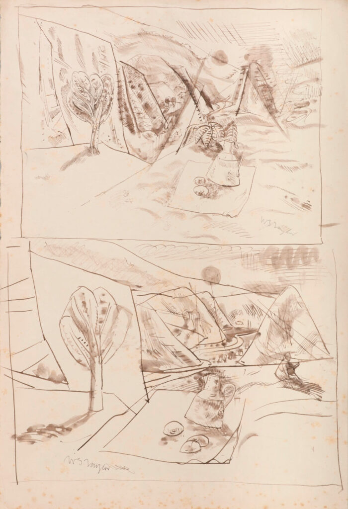 William S Taylor - Study for picknick in the hills